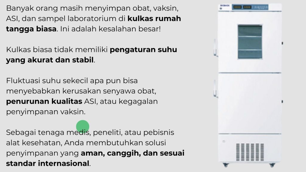 Jual kulkas lab, kulkas vaksin, kulkas obat dan kulkas asi alkespedia.co.id