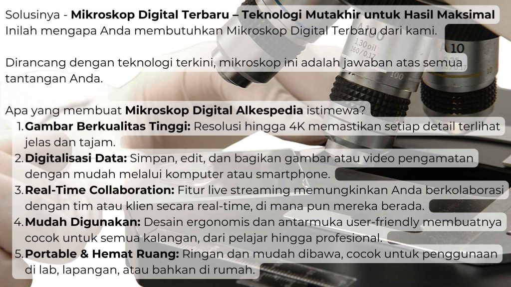 Solusi toko Jual alat mikroskop digital alkespedia.co.id hasil akurat dan cepat