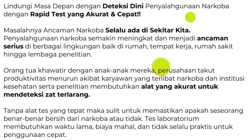 Jual alat rapid test narkoba alkespedia.co.id