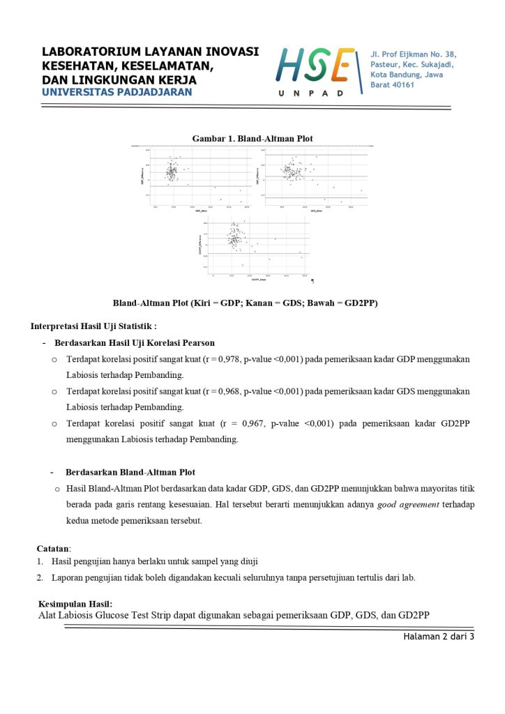 Pengujian menggunakan alat glukometer alkespedia.co.id