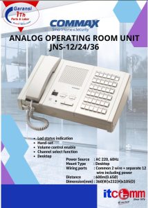 nurse call commax jns