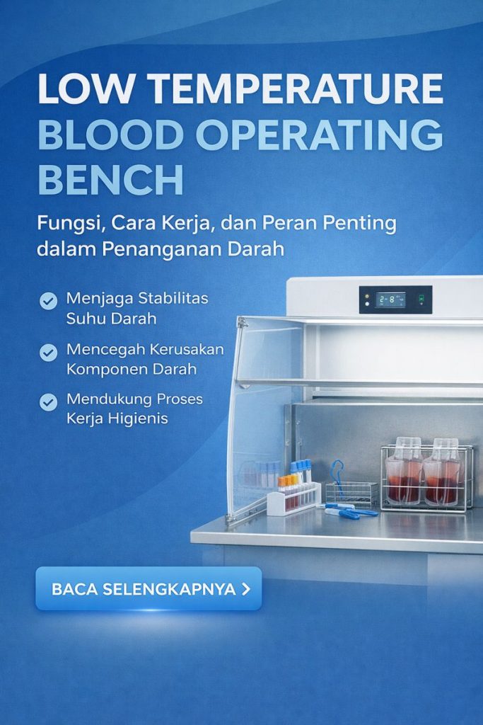 low temperature blood operating bench