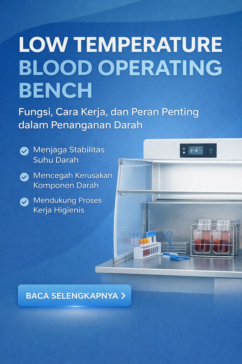 Fungsi dan Cara Kerja Low Temperature Blood Operating Bench - Alkespedia
