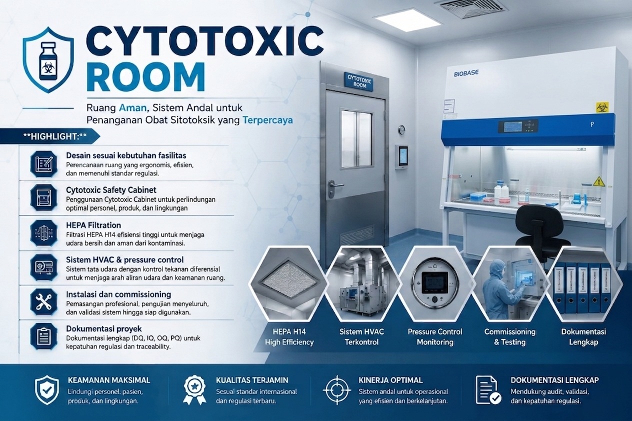 cytotoxic room dan sistem ahu